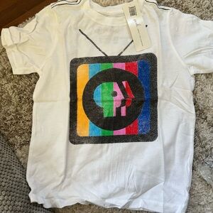 Peek Children’s PBS White Graphic T-Shirt XS toddler 2-3 size